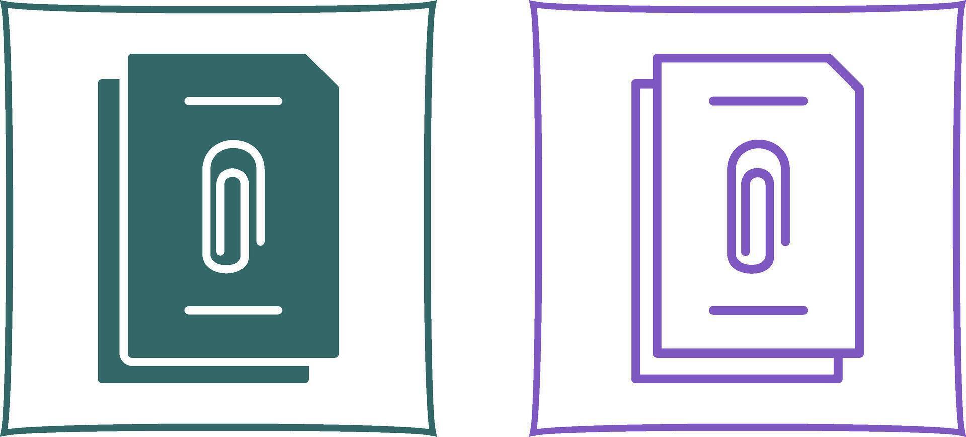 Clip Vector Icon