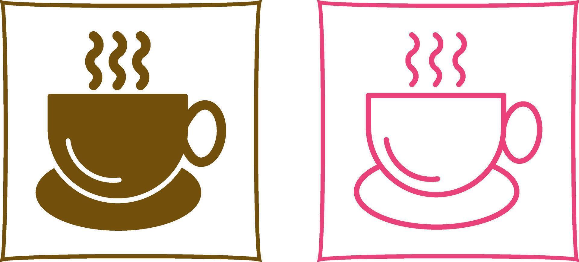 icono de vector de taza de café