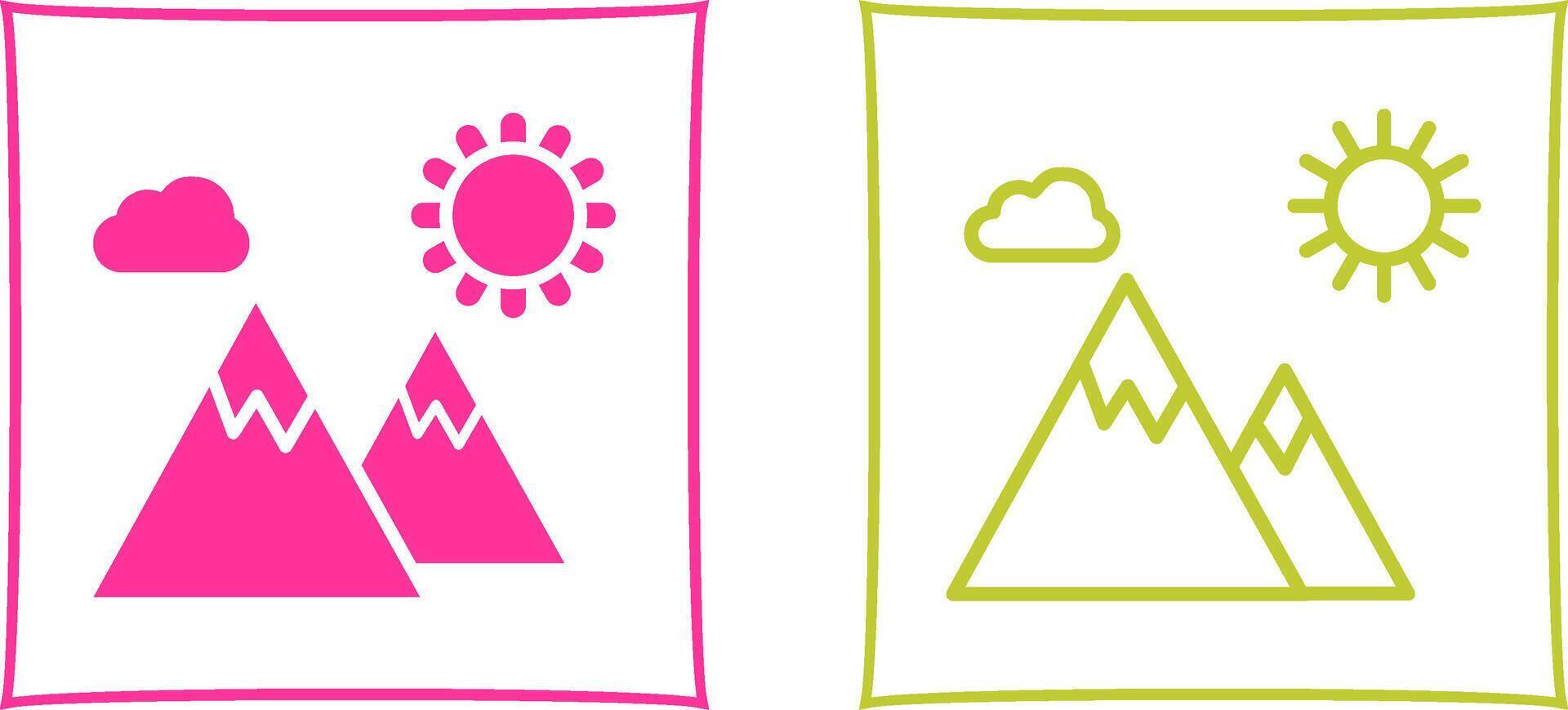 Mountain Vector Icon
