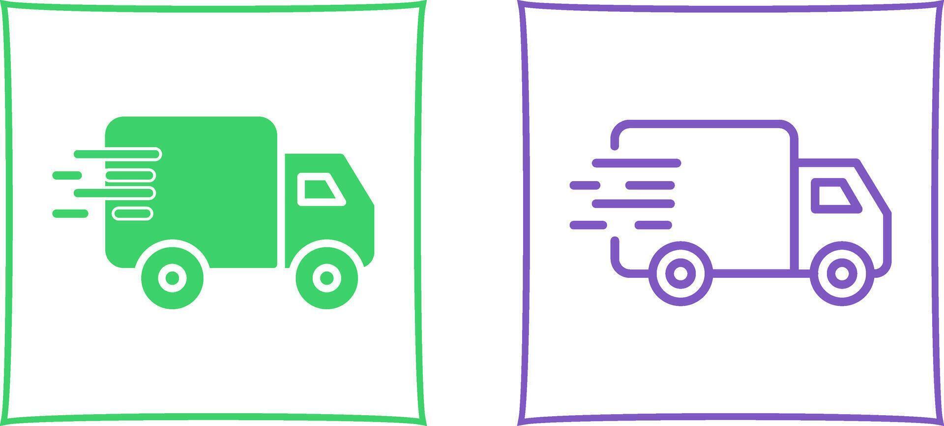 Delivery Truck Vector Icon