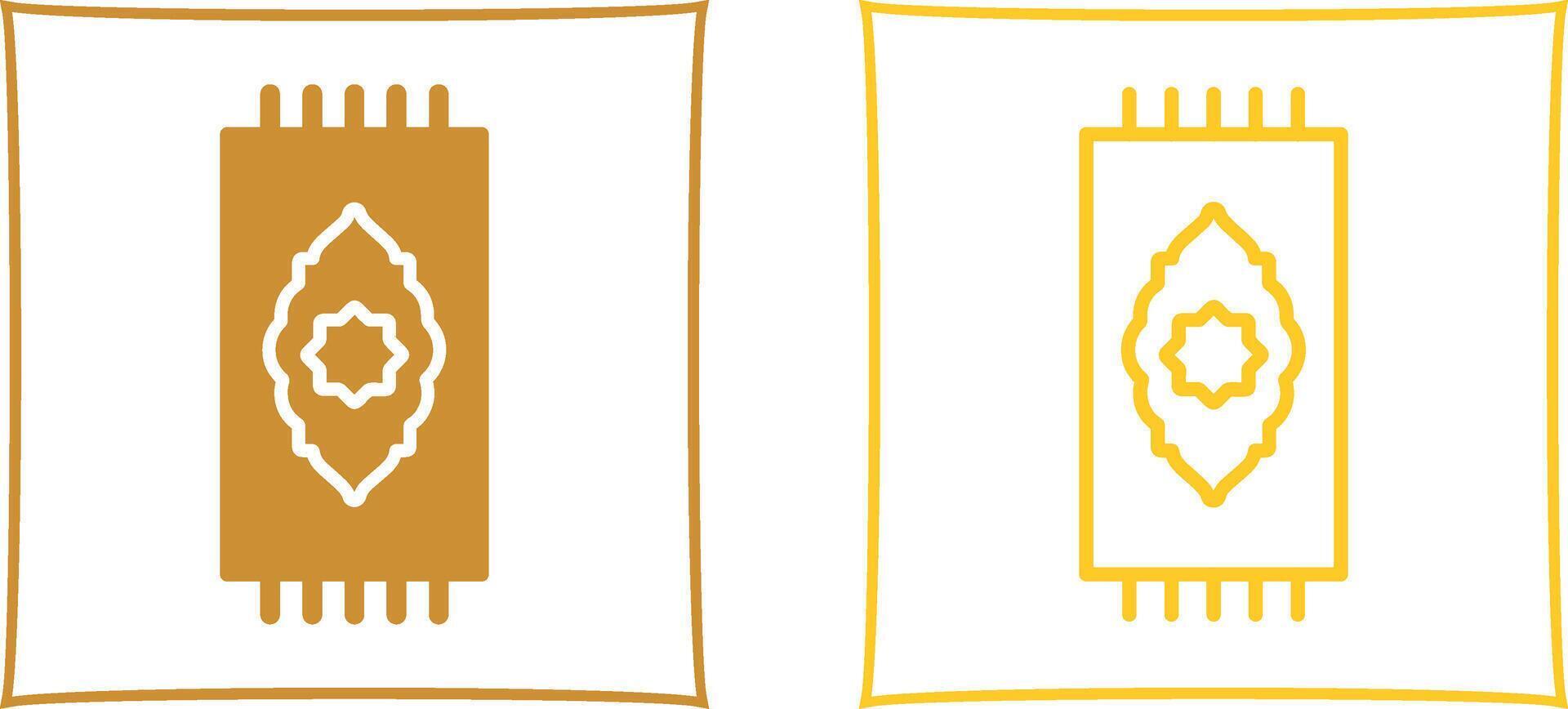 Prayer Rug Vector Icon