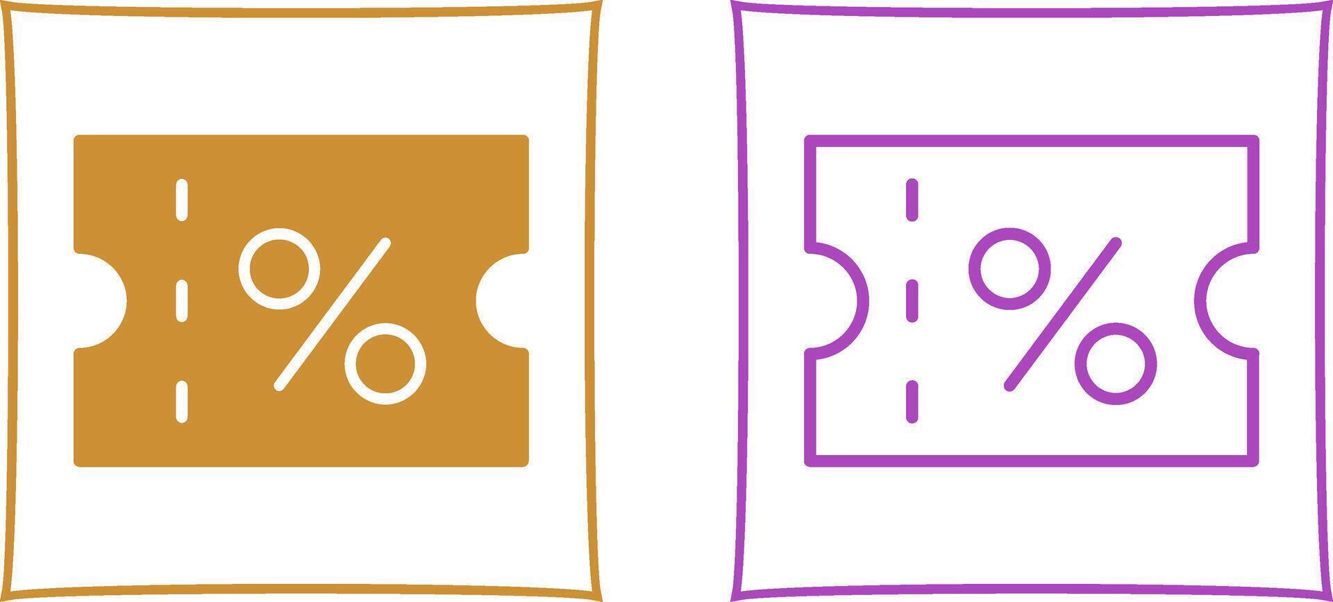 Coupon Vector Icon