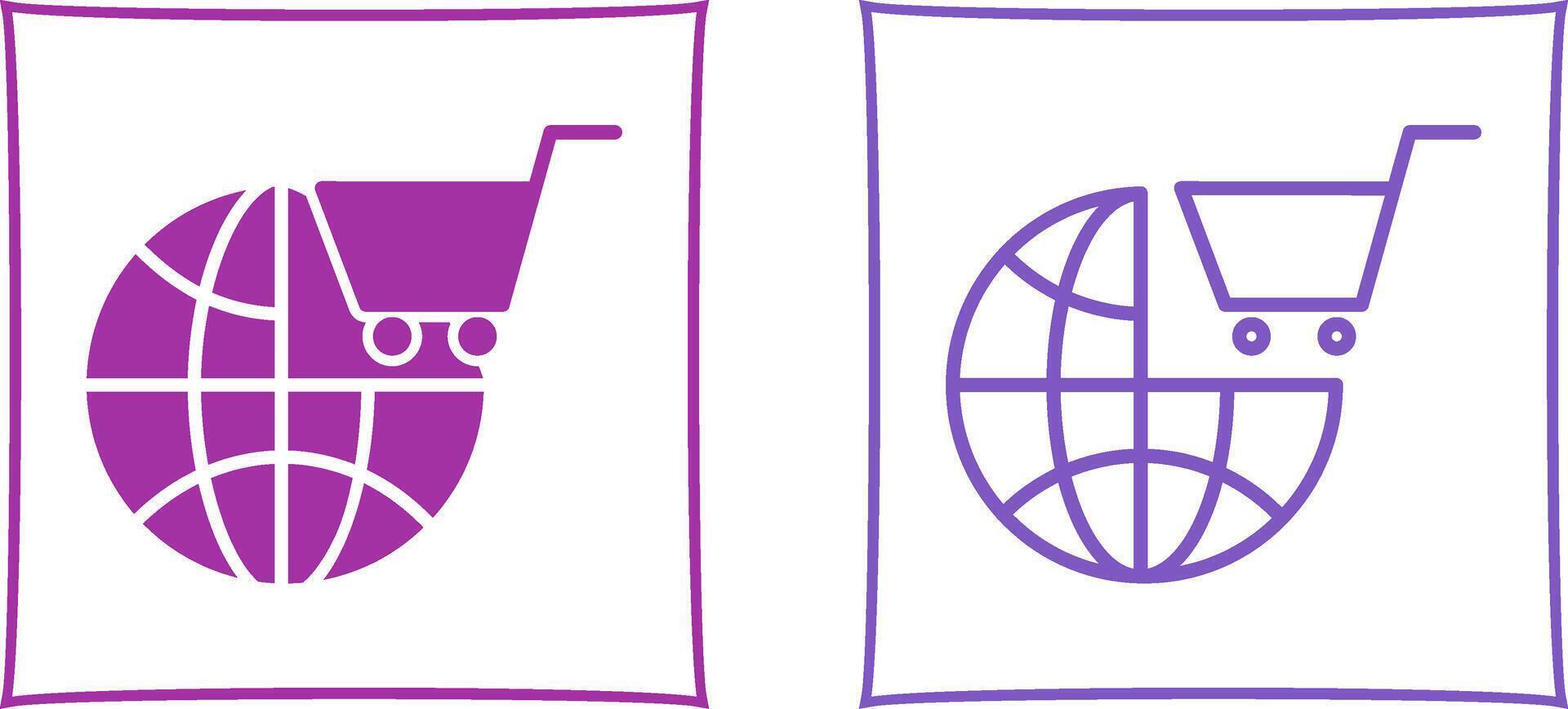 World Shopping Vector Icon