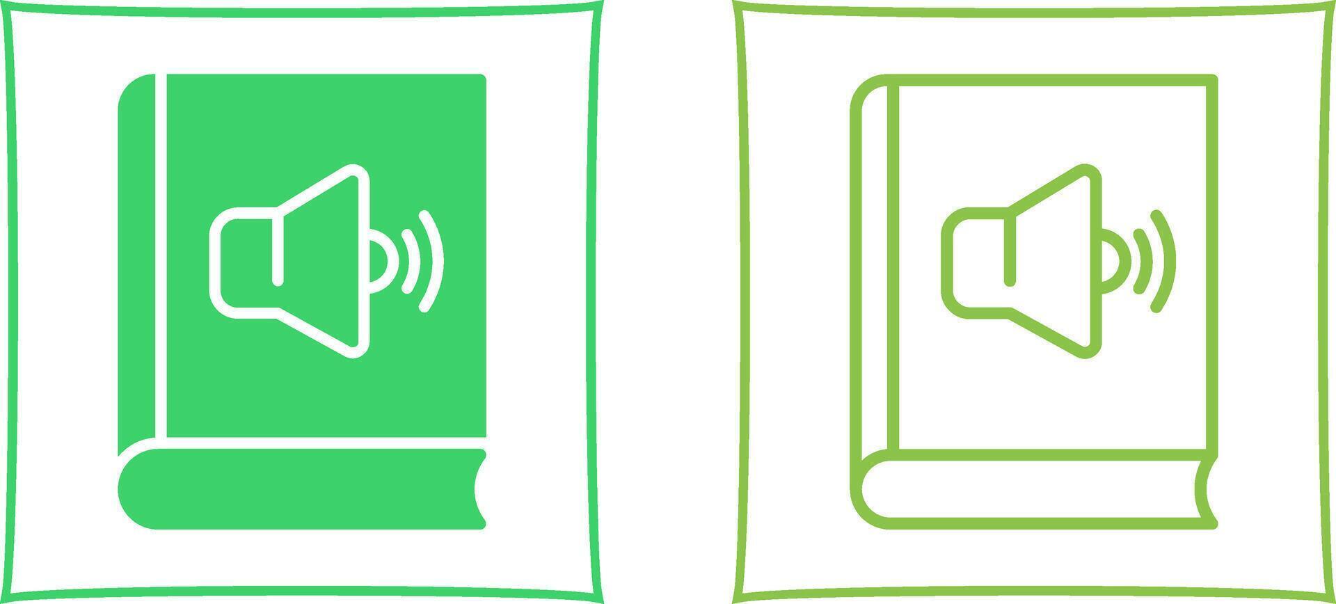 Audio Book Vector Icon