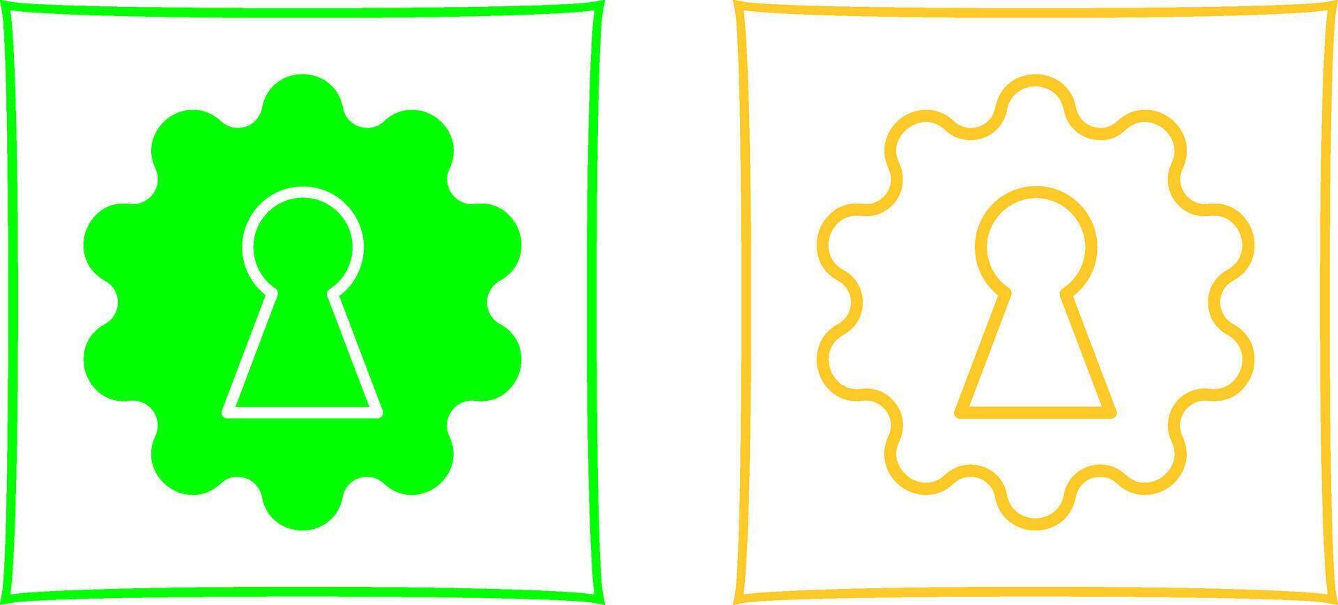 Key Hole Vector Icon