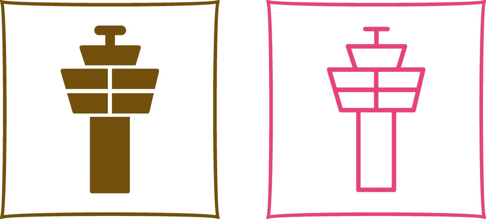 Control Tower Vector Icon