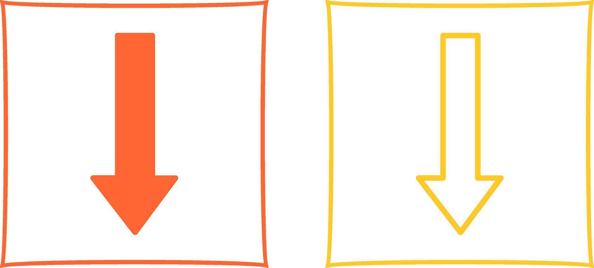 Arrow Down Vector Icon