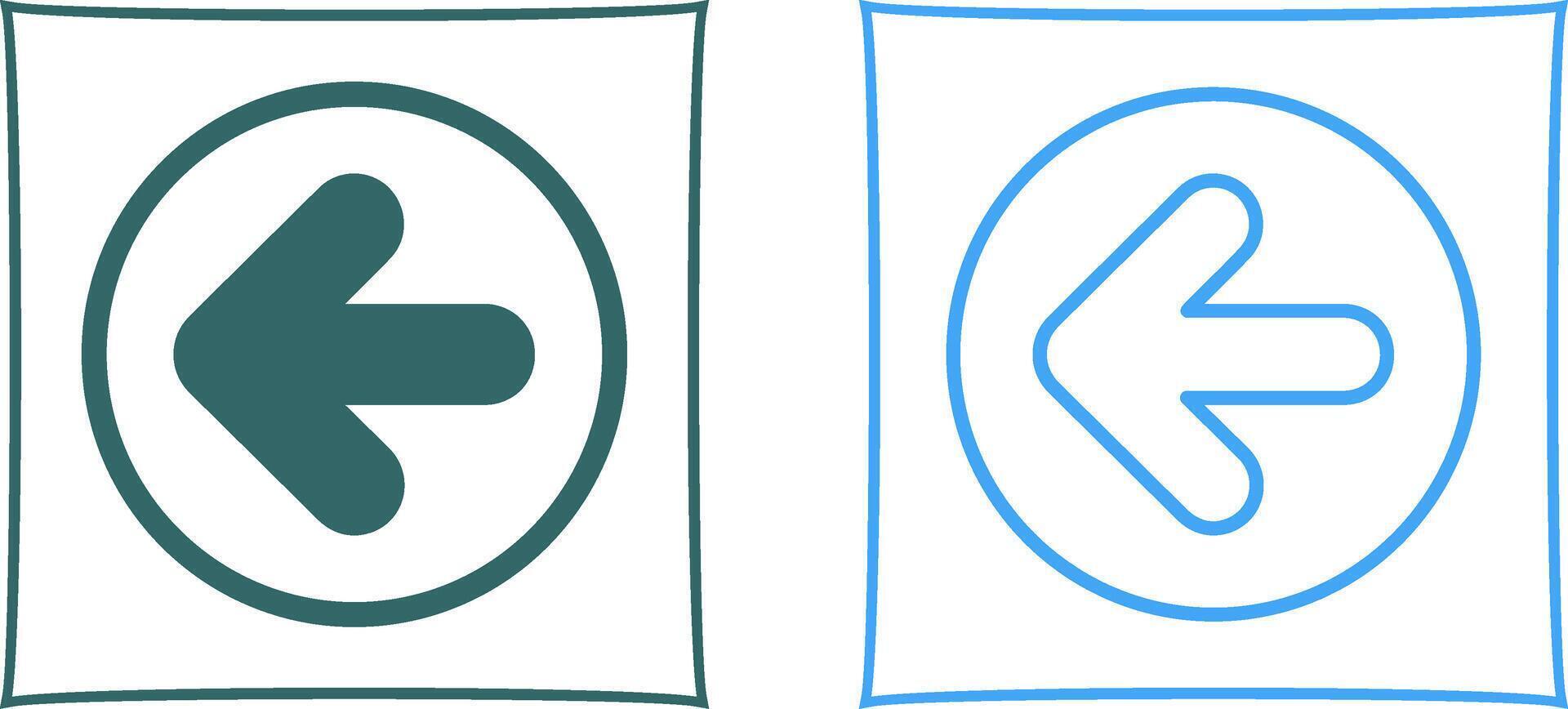 To Left Vector Icon