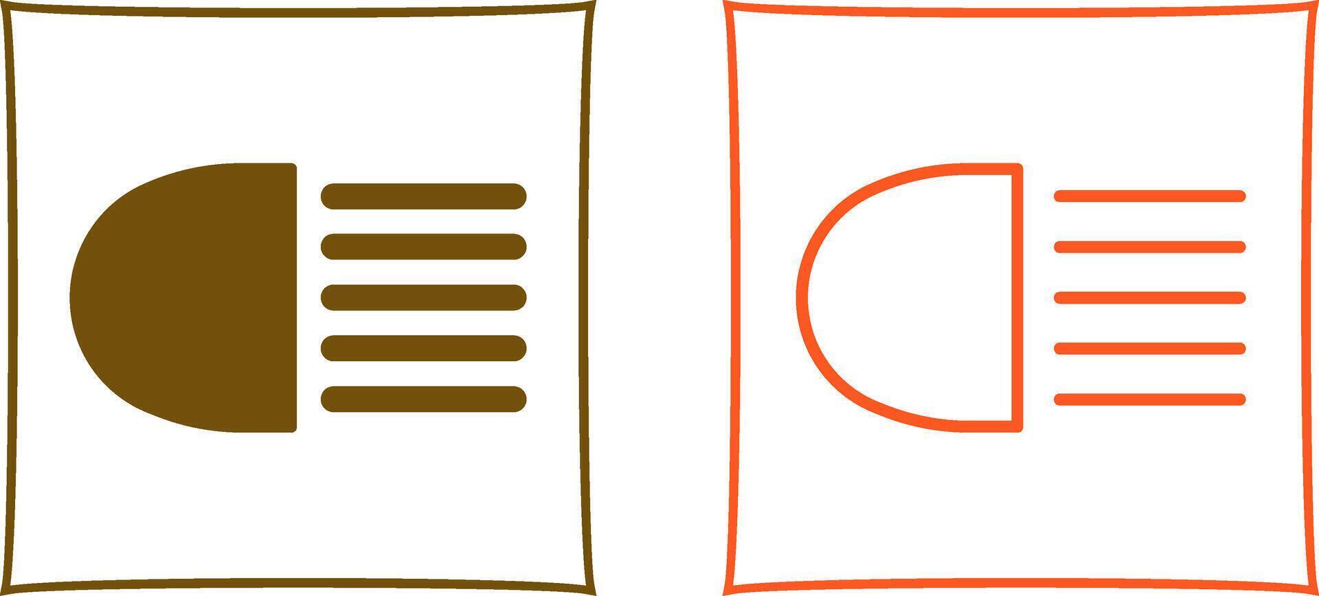 Headlight Vector Icon