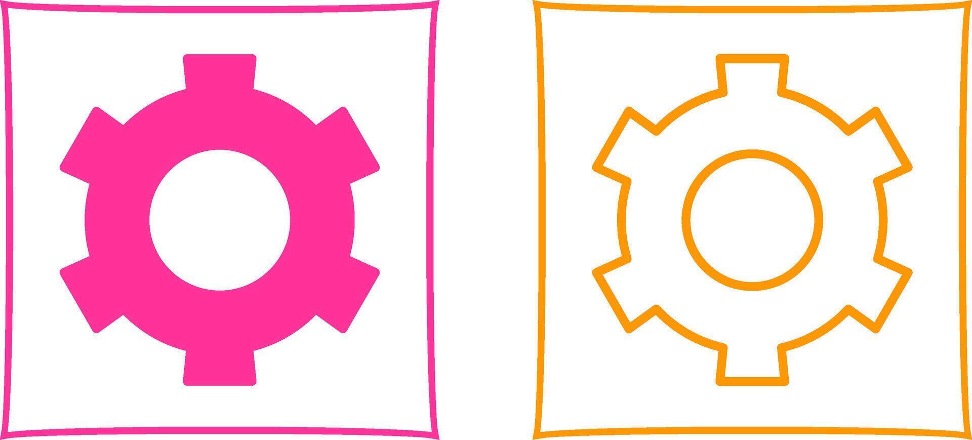 Setting Gear Vector Icon
