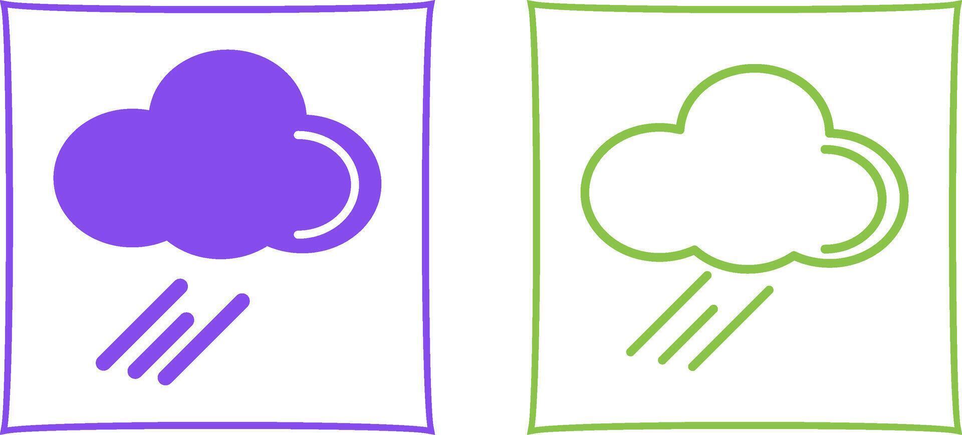 Rain Vector Icon