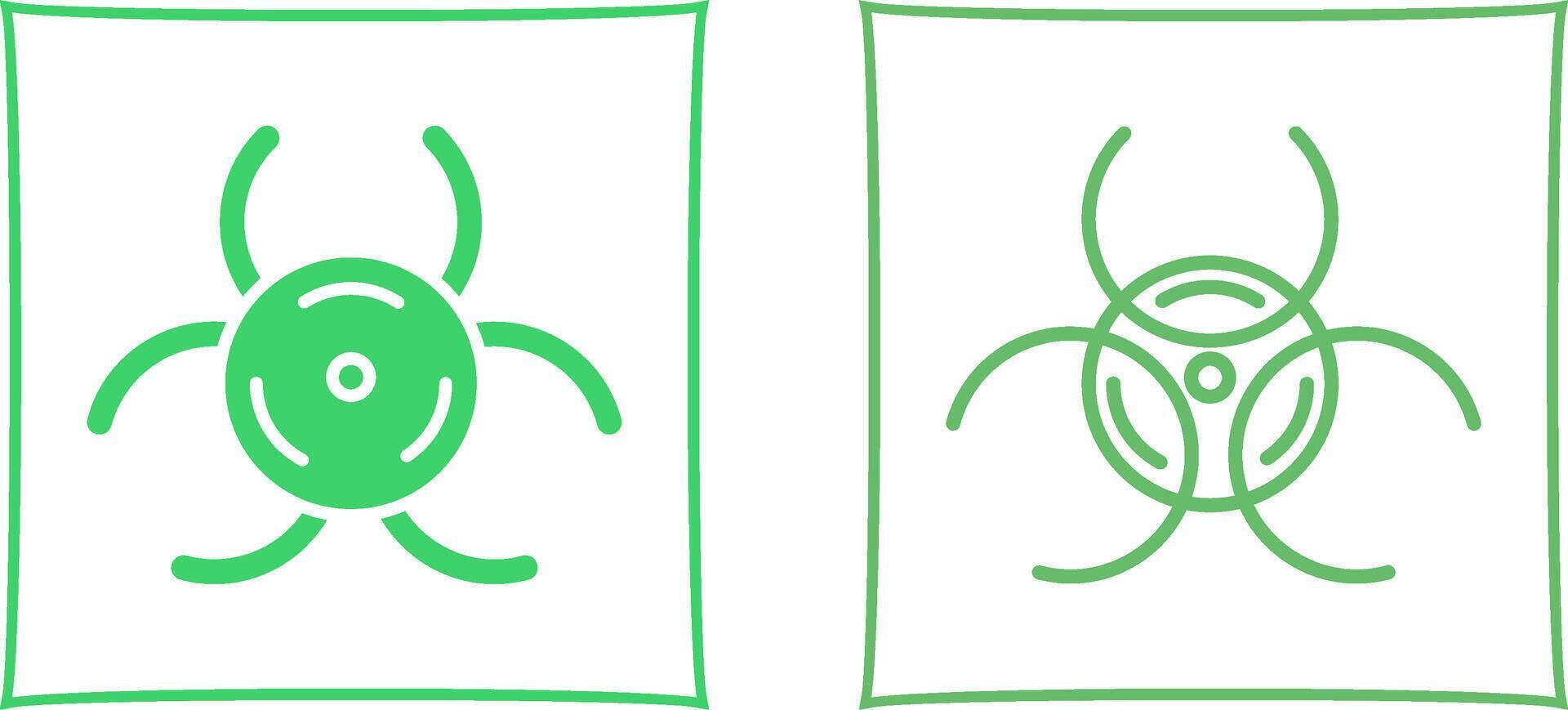 Biological Hazard Vector Icon