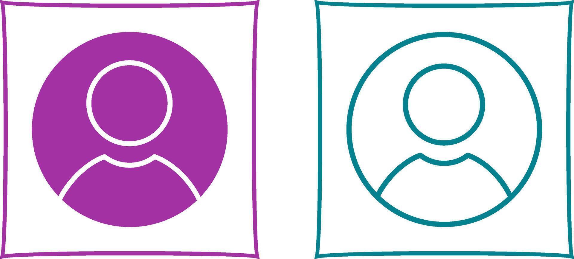 Male Profile Vector Icon