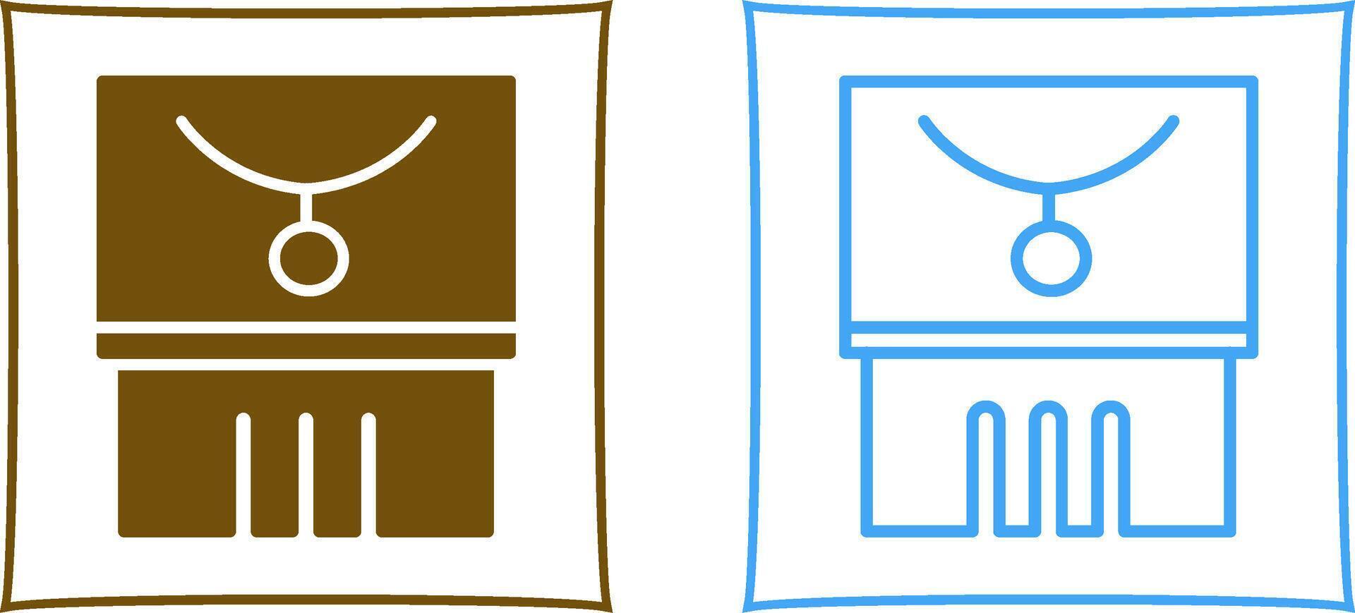 Jewel Exhibit Vector Icon