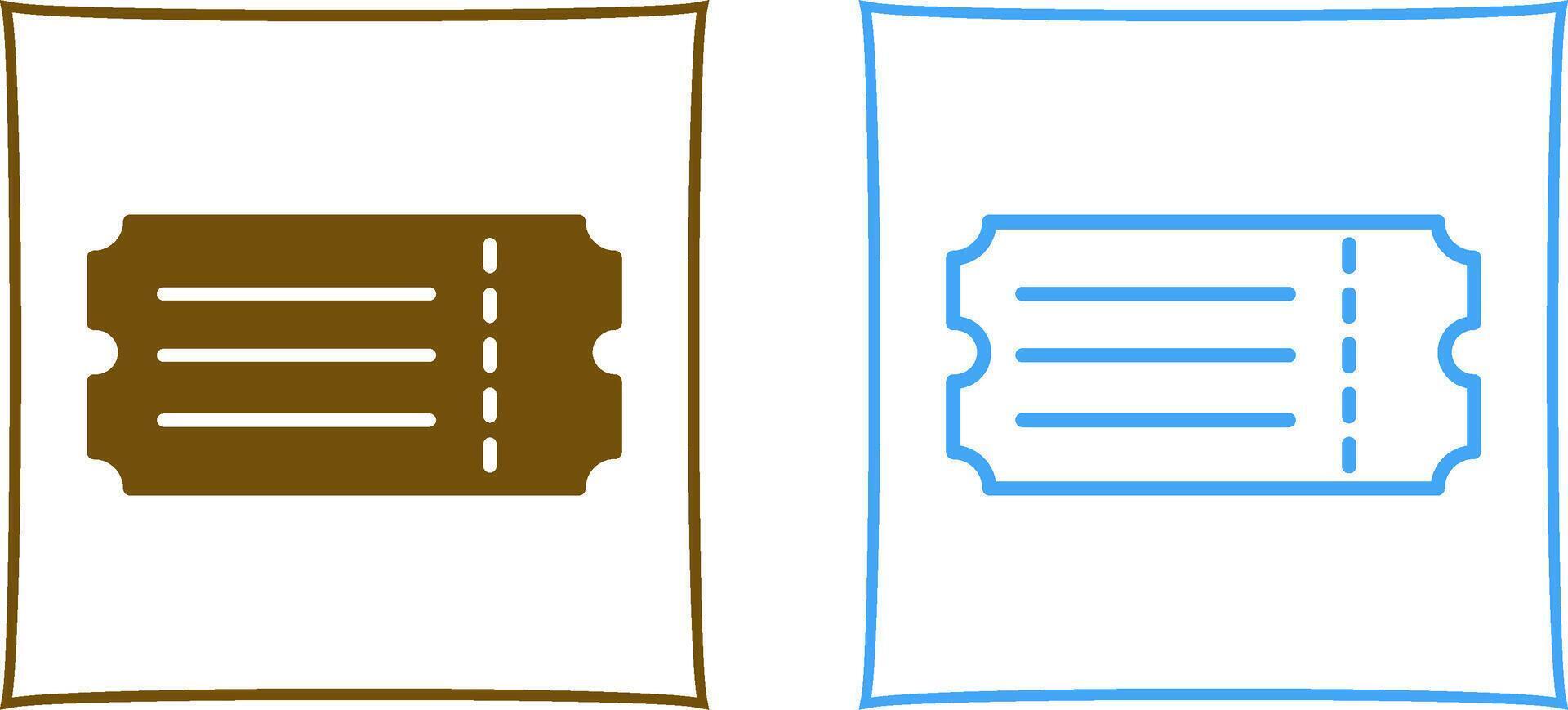Tickets Vector Icon