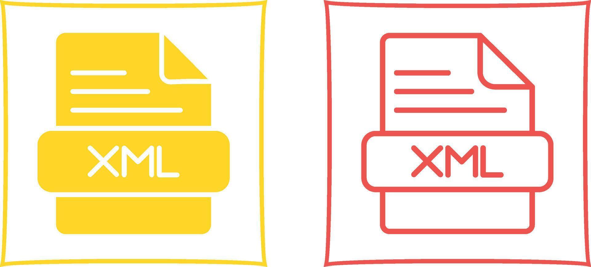 XML Vector Icon