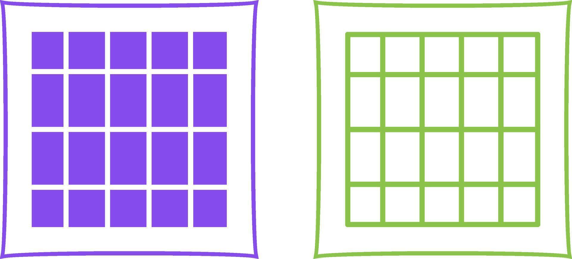 Table of Rates Vector Icon