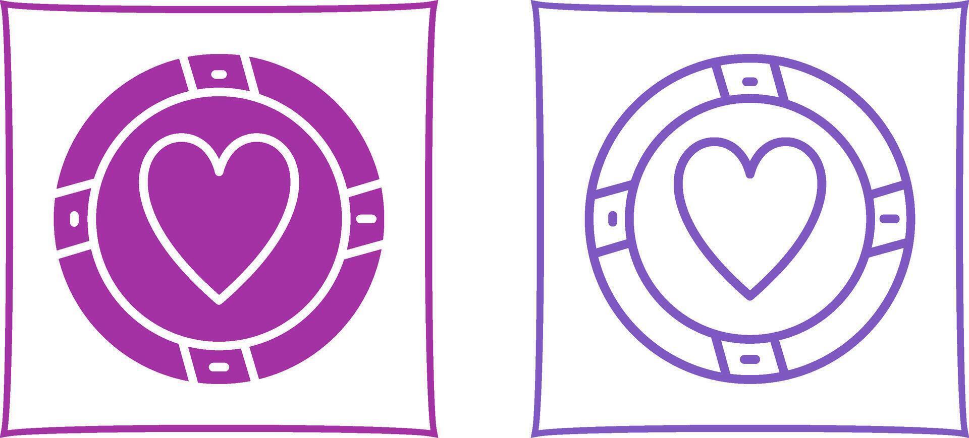Casino Chips Vector Icon