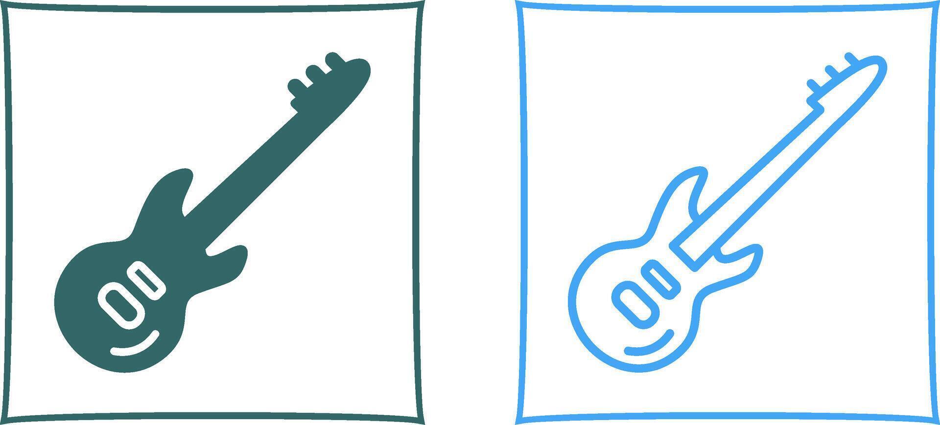 icono de vector de guitarra