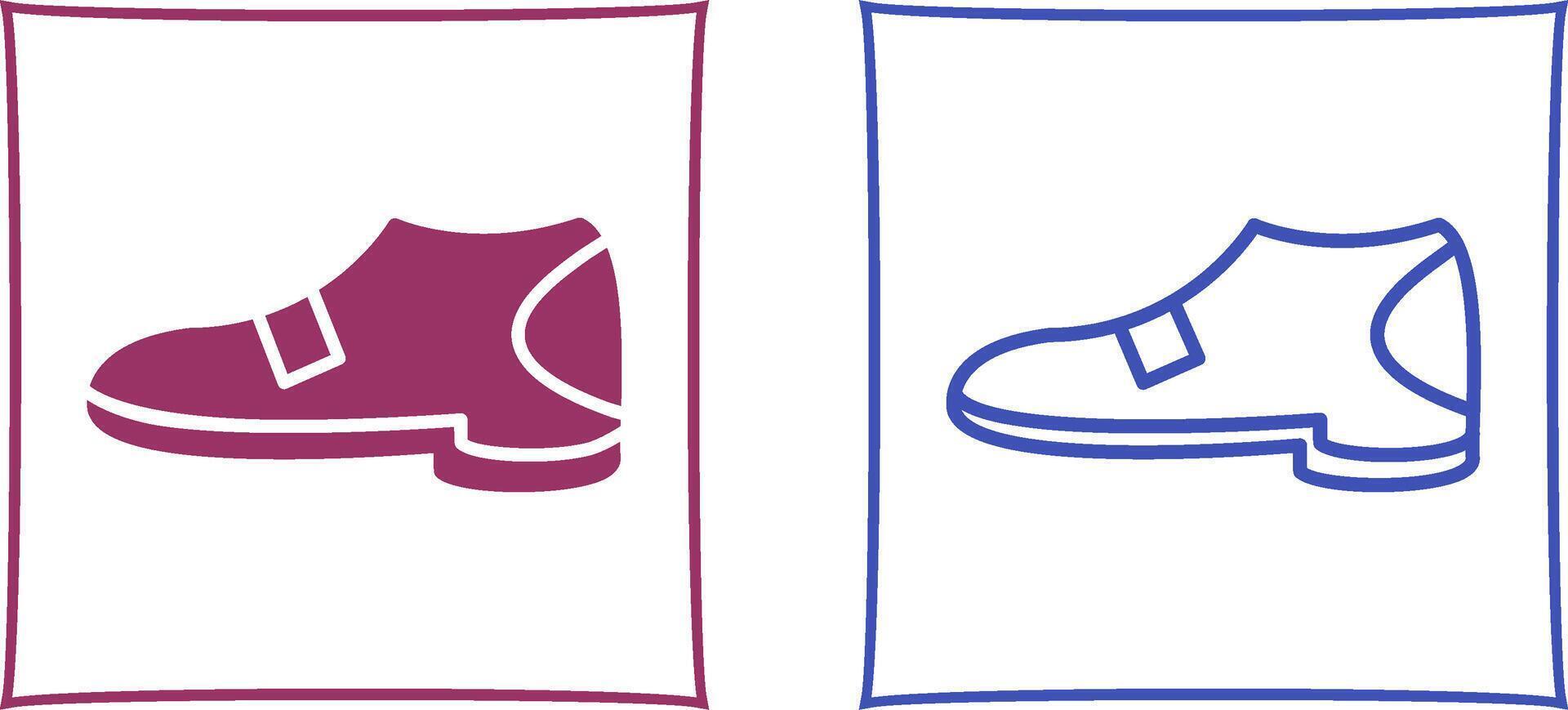 Mens Loafers Vector Icon