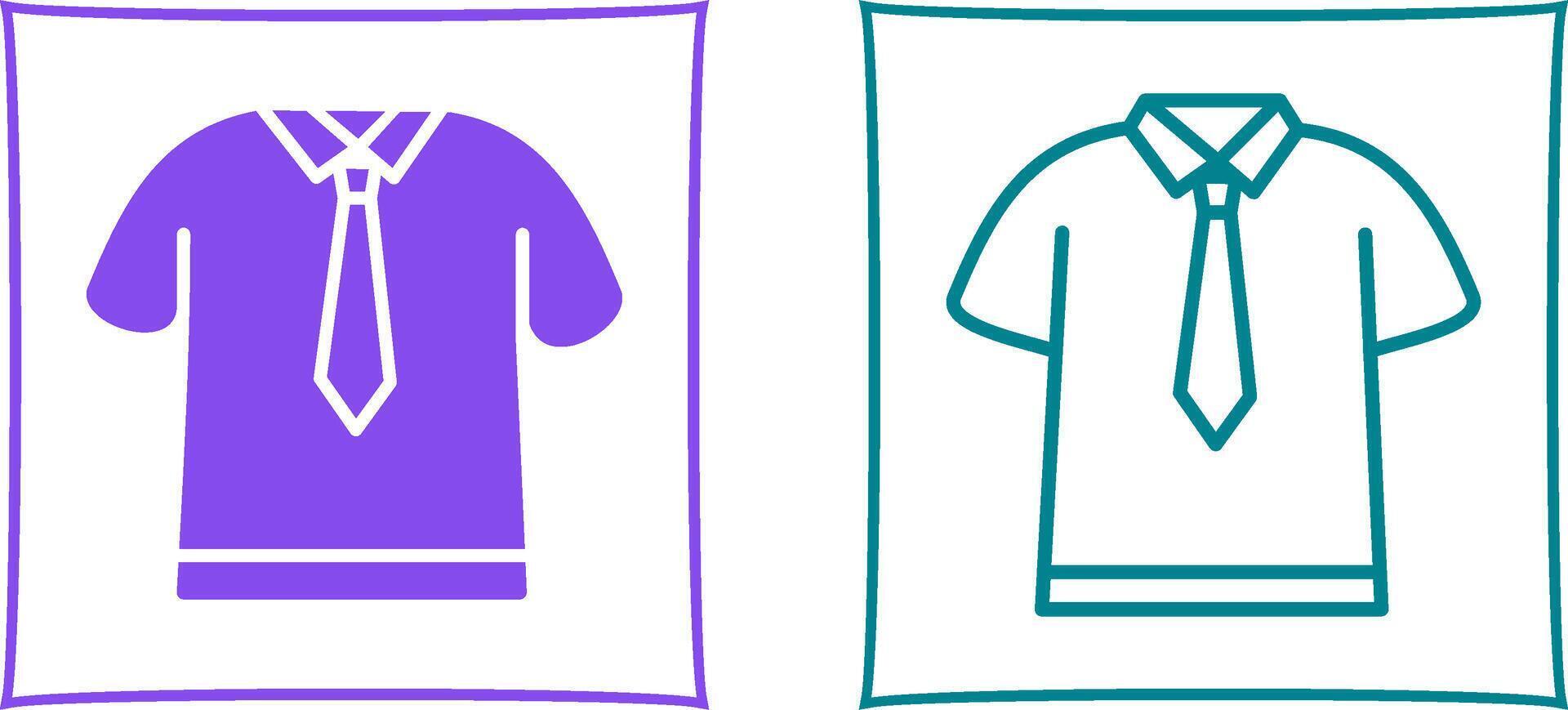 Shirt and Tie Vector Icon