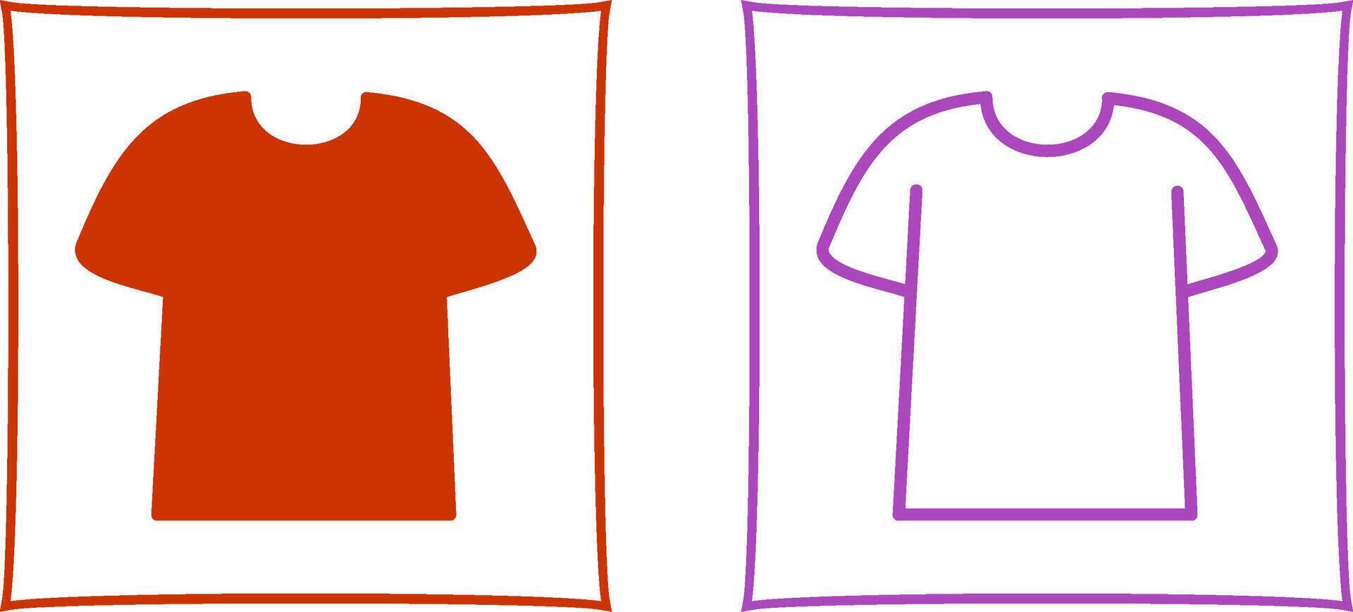 Plain T Shirt Vector Icon