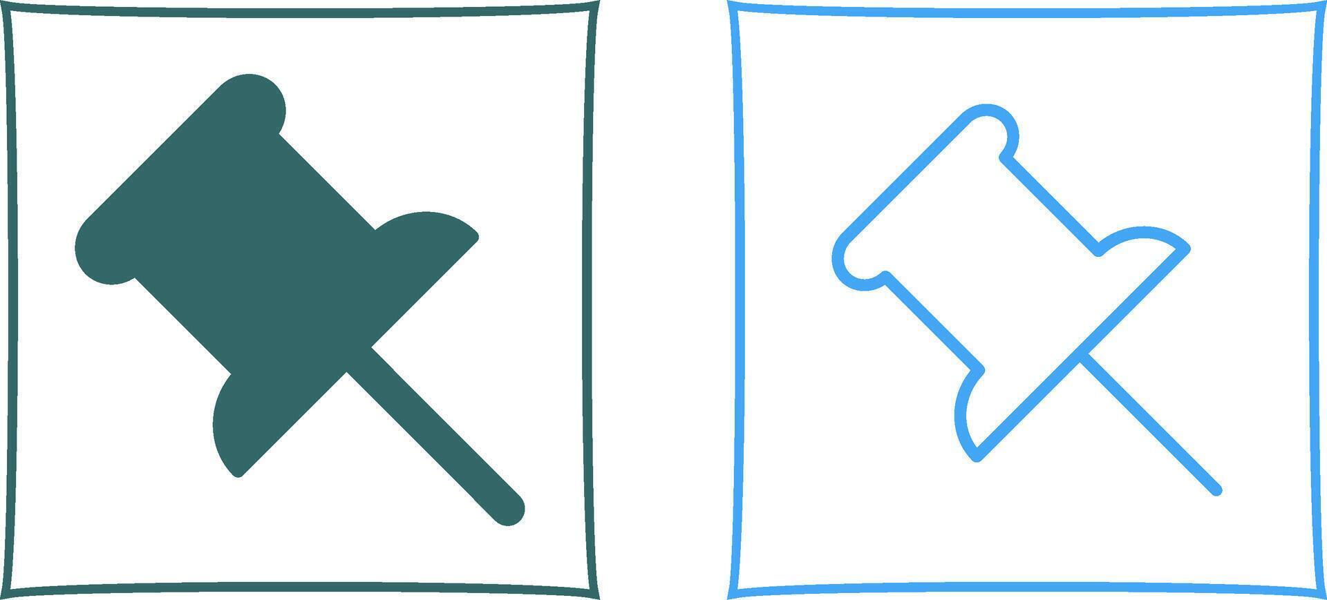 Push Pin Vector Icon