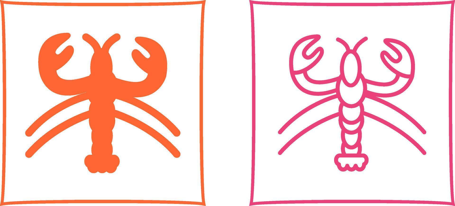 Lobster Vector Icon