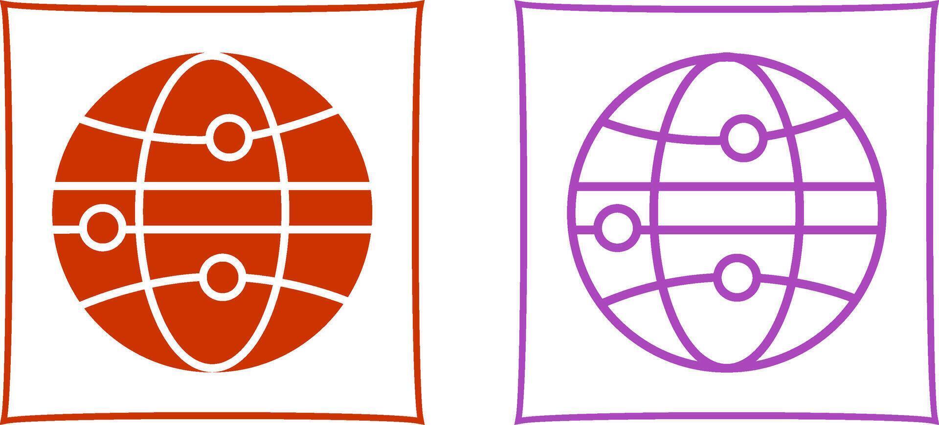 Globe III Vector Icon