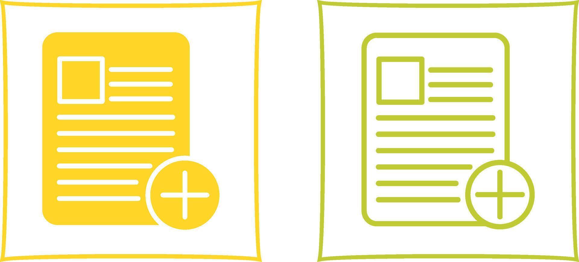 Medical Chart Vector Icon