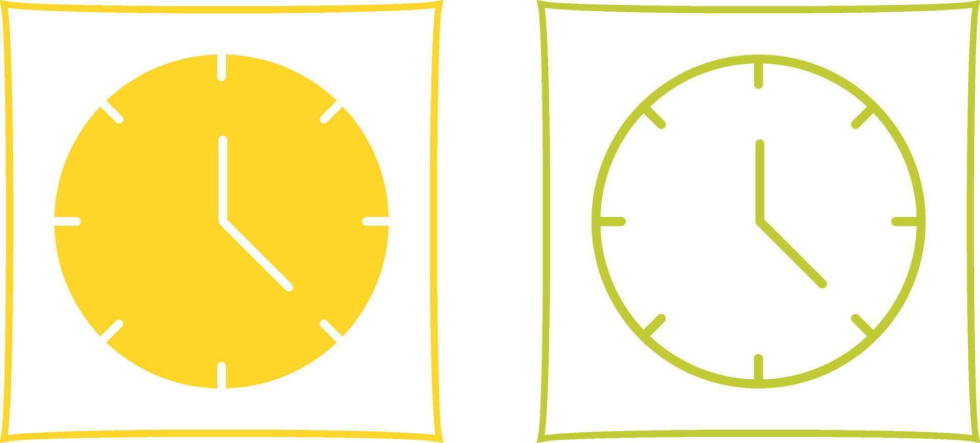 icono de vector de reloj