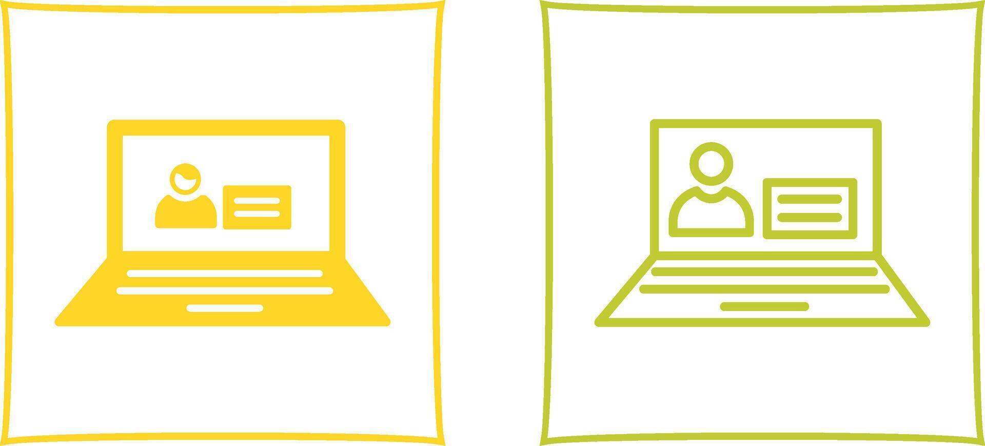 Online Study Vector Icon