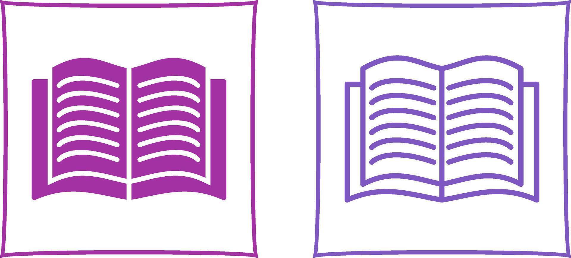 Textbook Vector Icon