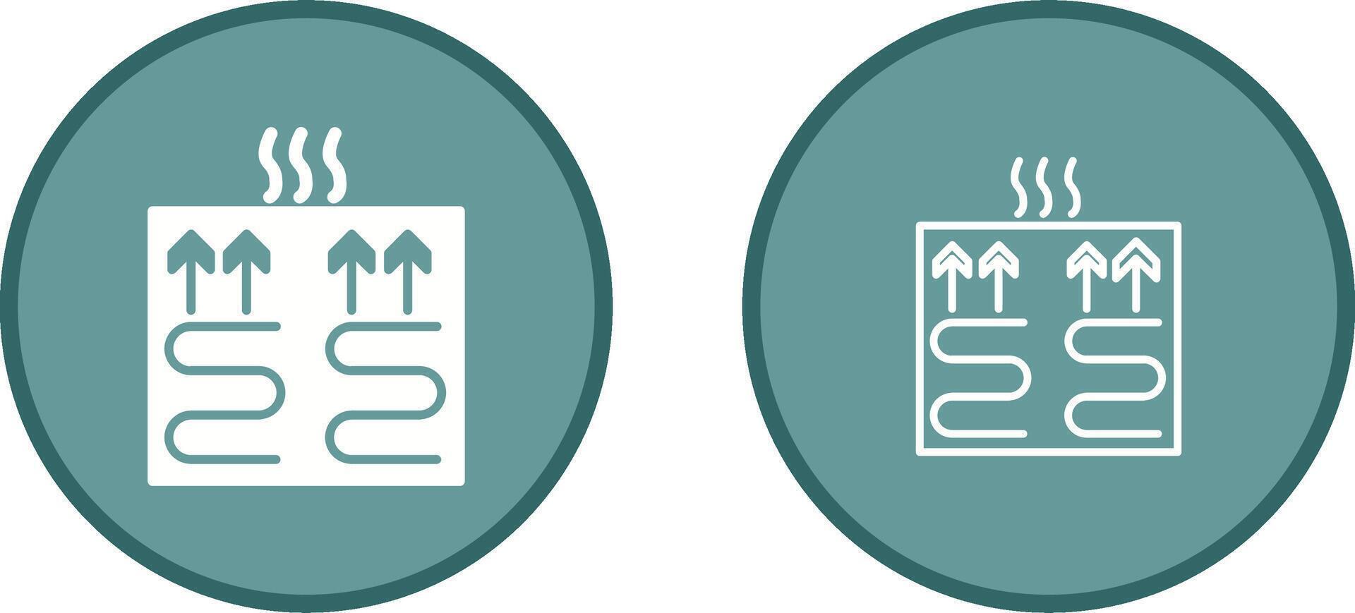 Underfloor Heating Vector Icon