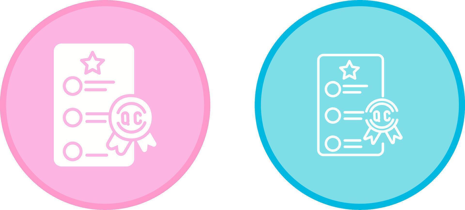 Quality Control Vector Icon