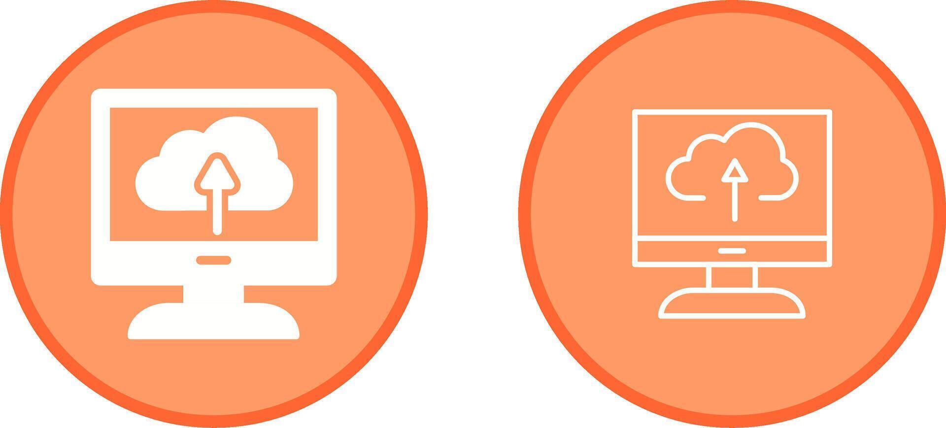 Cloud Backup Vector Icon