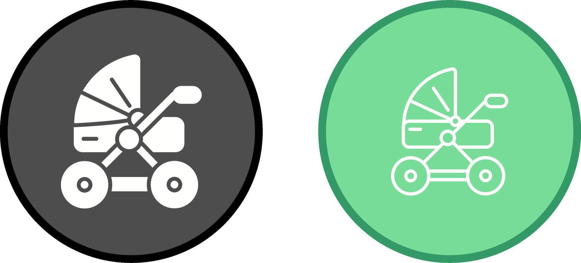 Stroller Vector Icon