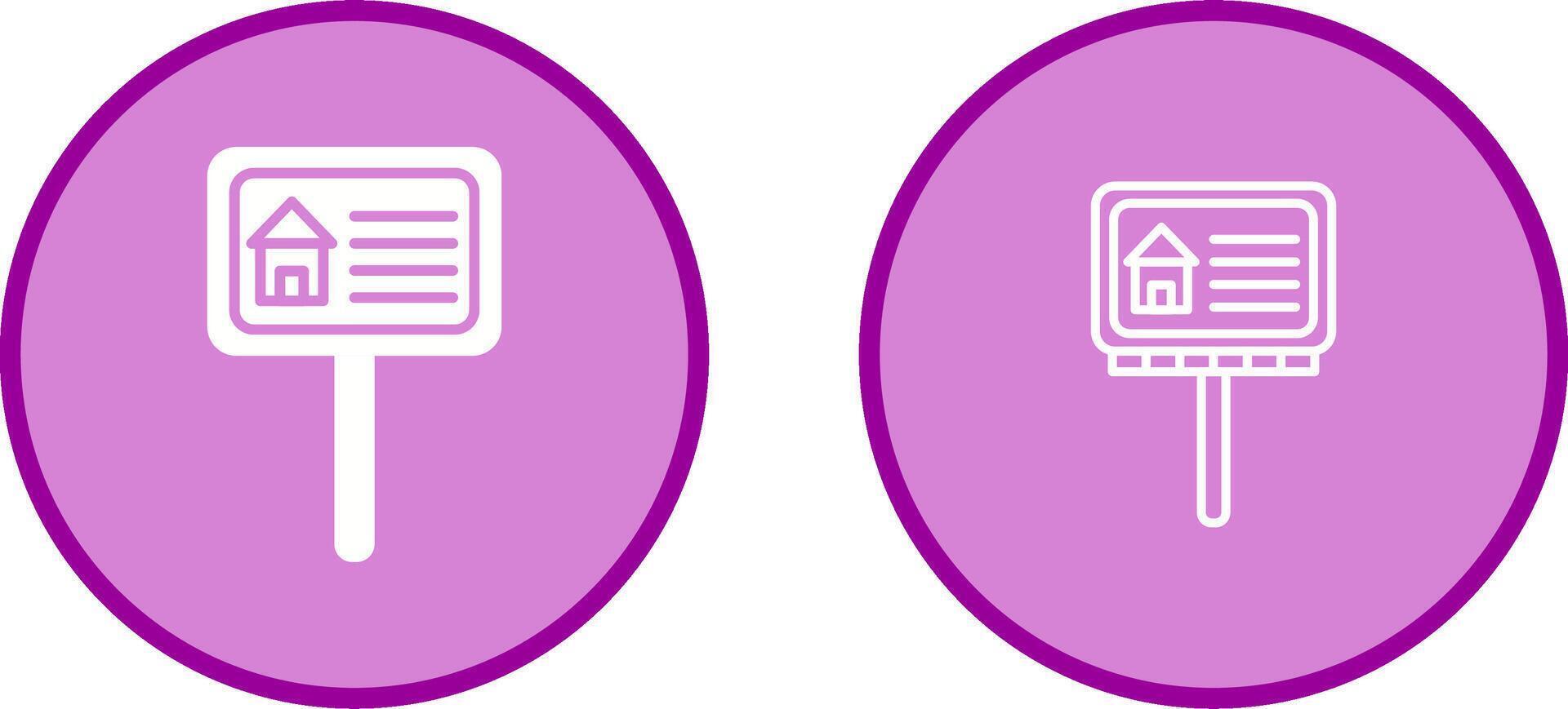 Billboard Vector Icon