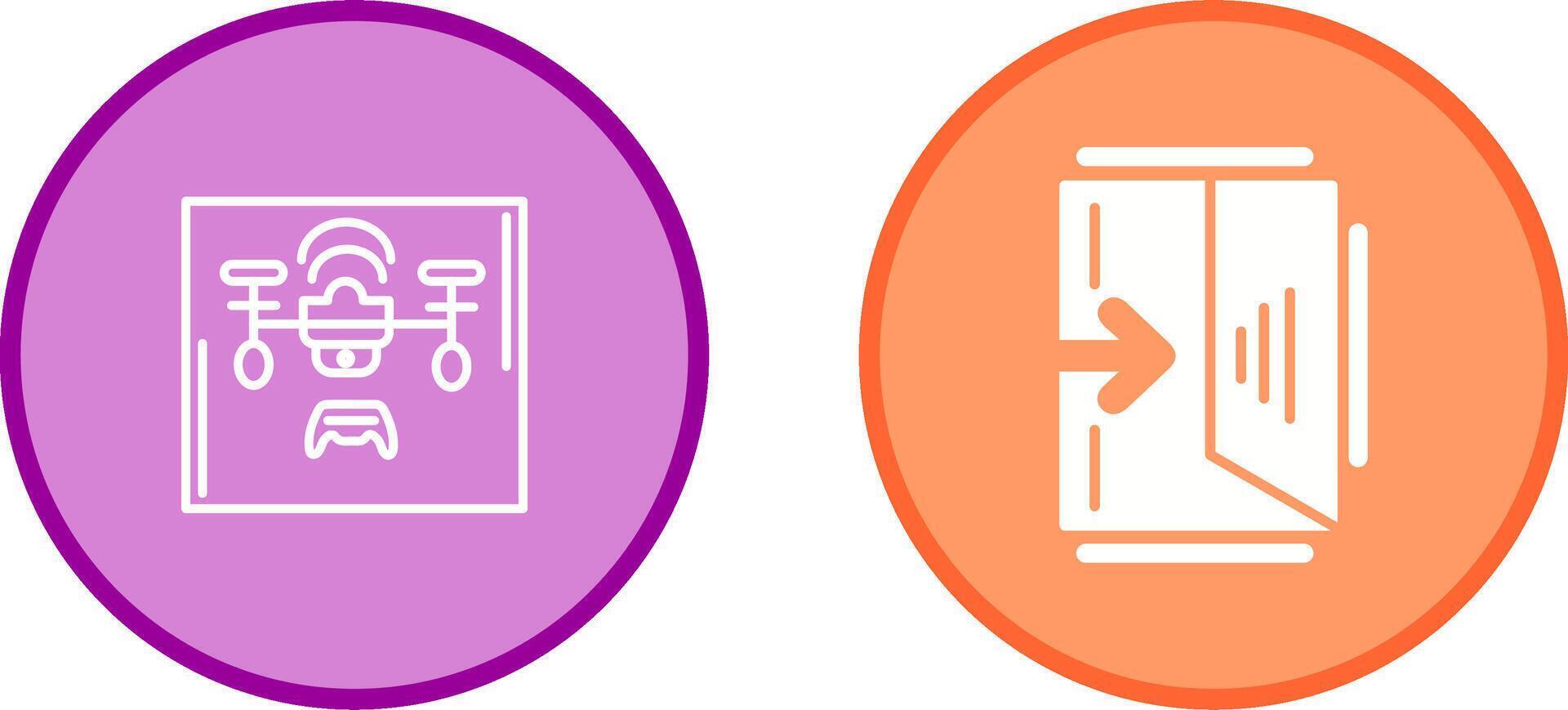 Exit Sign Vector Icon