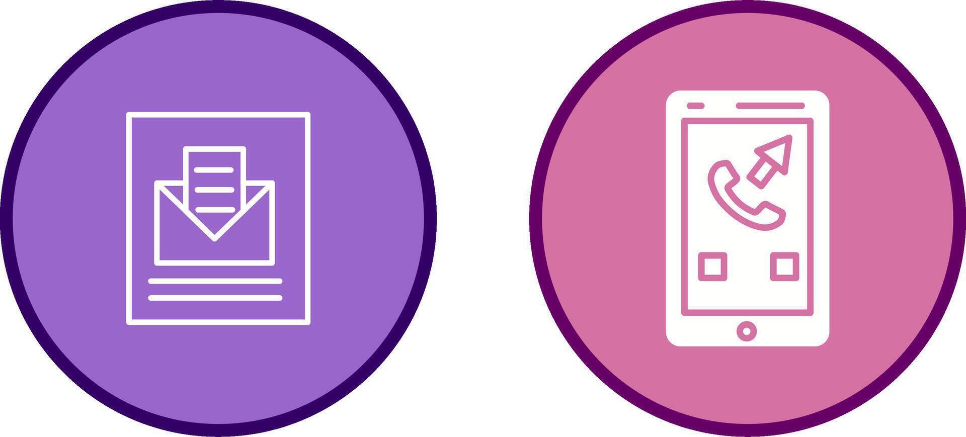 Outgoing Call Vector Icon