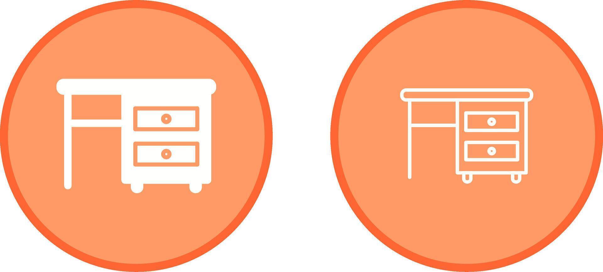 Table with Drawers I Vector Icon
