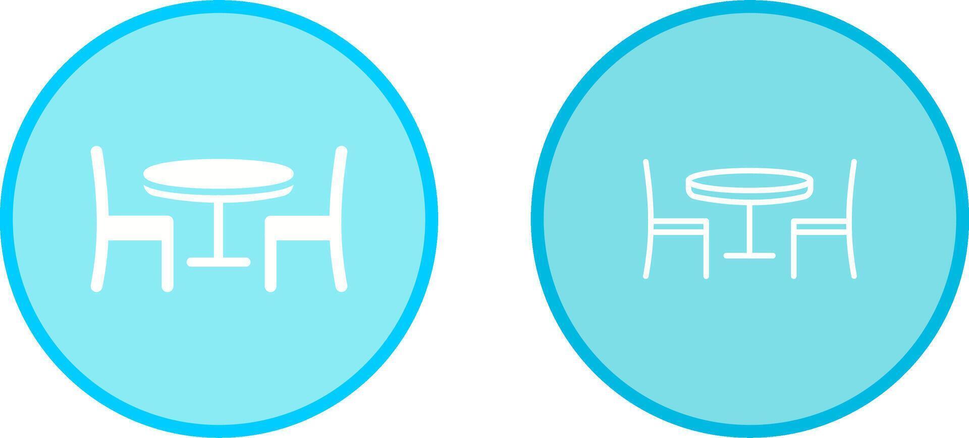 Dining Table Vector Icon