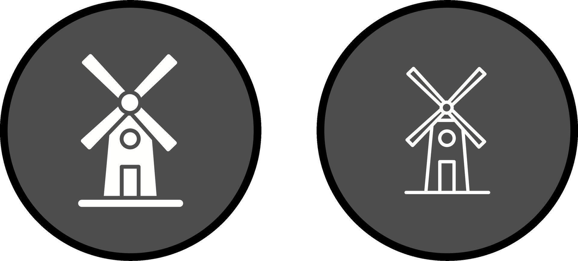 Windmill Vector Icon