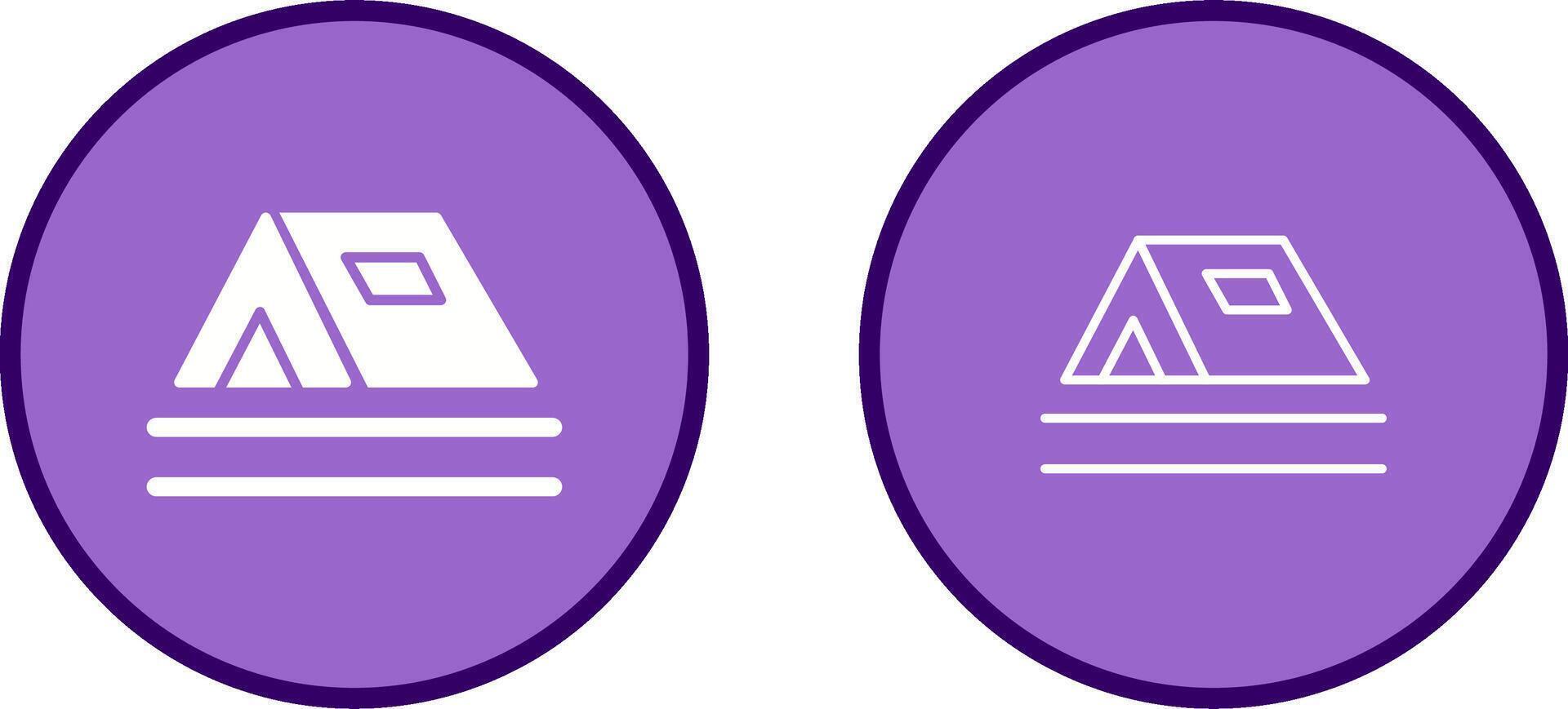 Tent Vector Icon