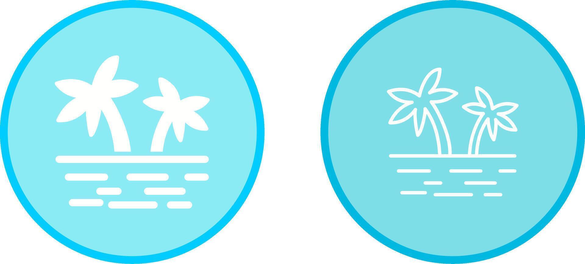 Island Vector Icon