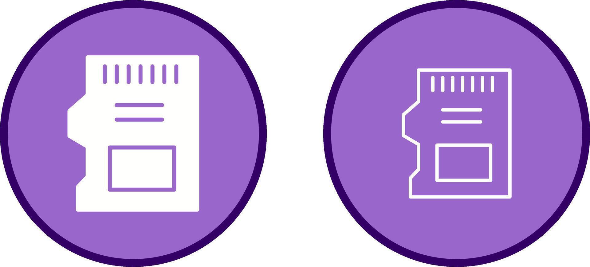SD Card Vector Icon