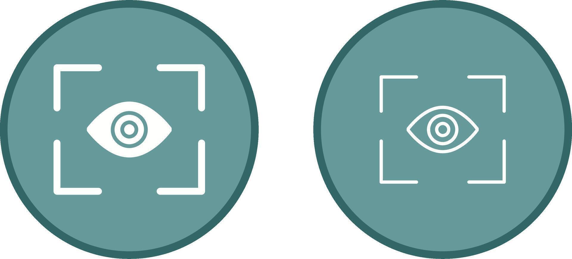Eye Scan Vector Icon