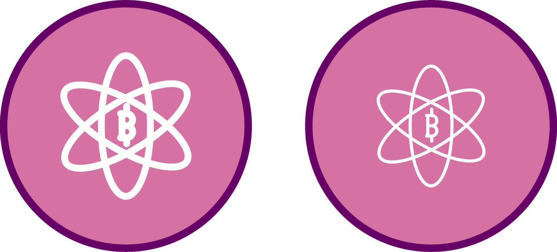 Bitcoin Science Vector Icon