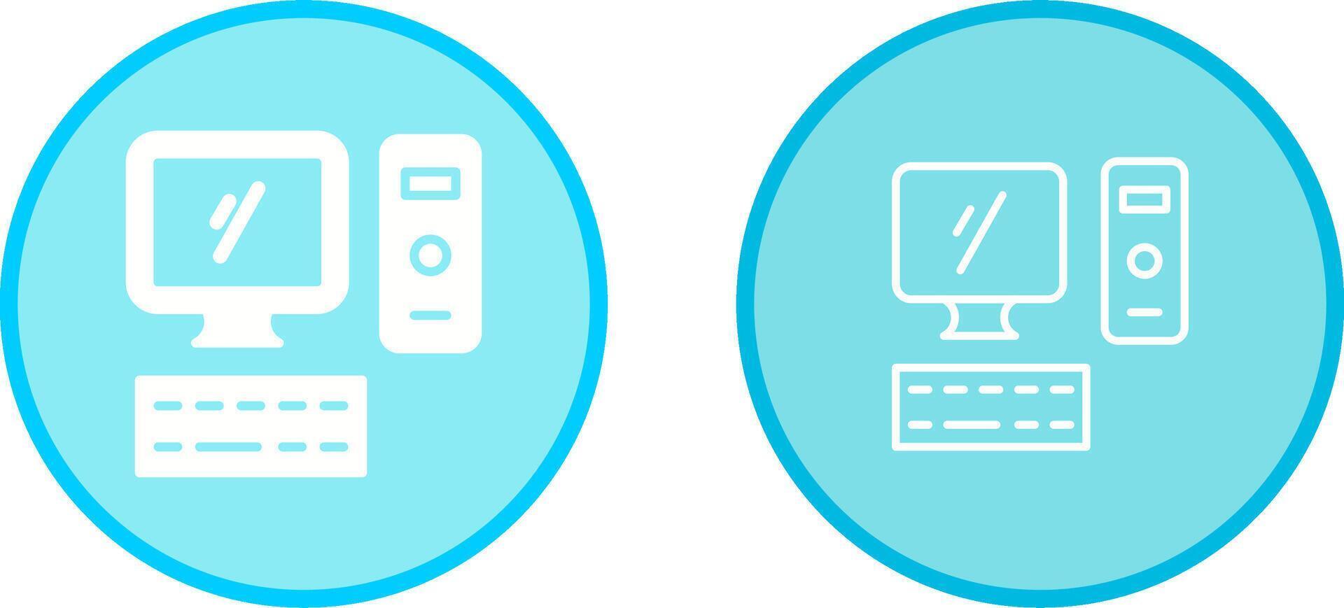Computer Vector Icon