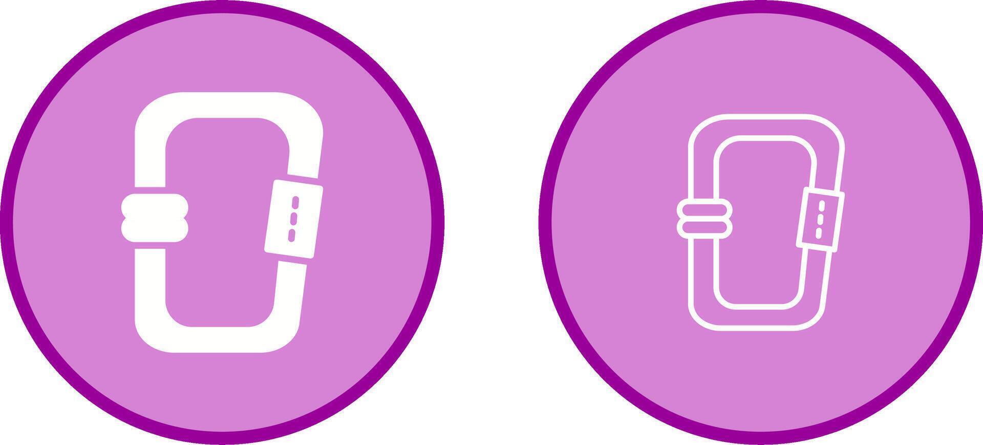 Carabiner Vector Icon